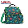 New children's crossbody lunch bag, insulated large-capacity lunch bag, student fresh-keeping ice bag, hand-held printed insulated bag Specification image